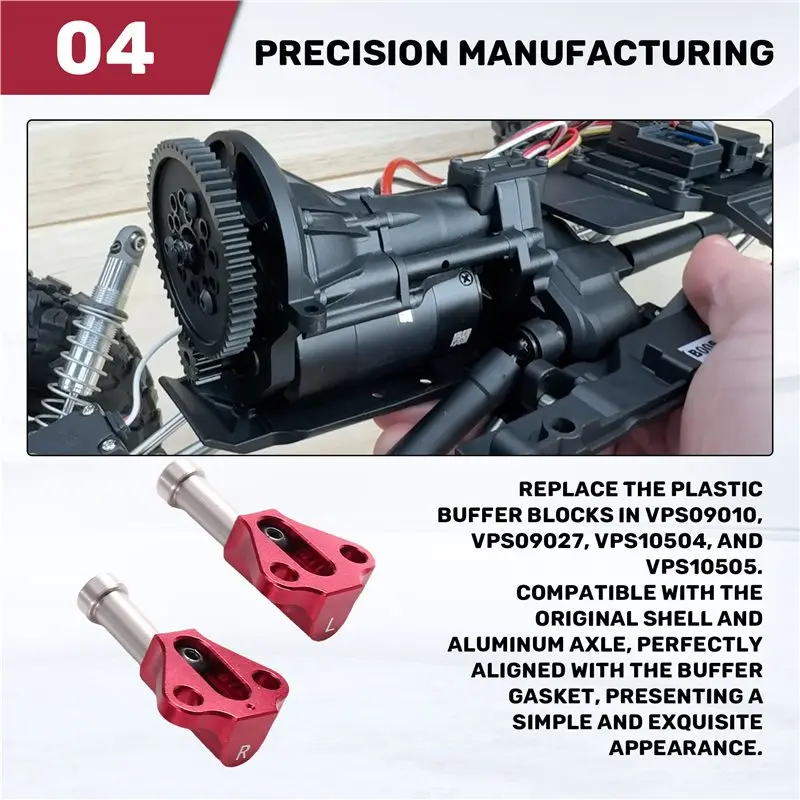 SOFT-H10088F MACHINED BUMP STOPS For VANQUISH 1/10 H10 OPTIC RTR VS4-10 RC Special Buffer For Pipe Rack