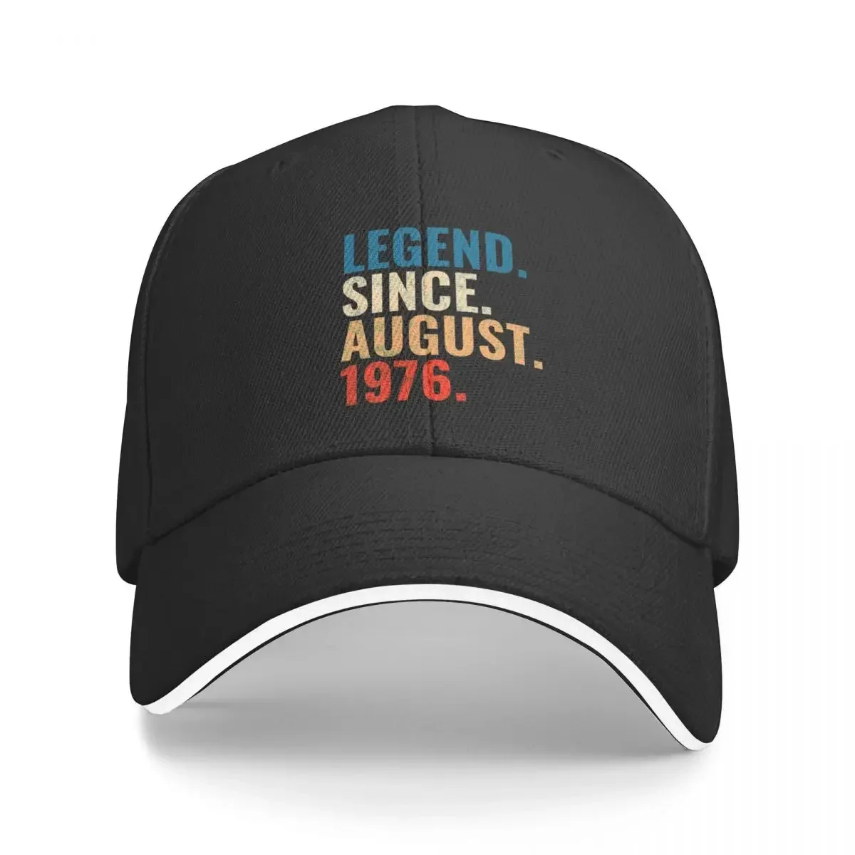 Legend Since August 1976. Retro Vintage Baseball Cap Hat Man Luxury Mountaineering Vintage Trucker Cap For Women 2024 Men\'s