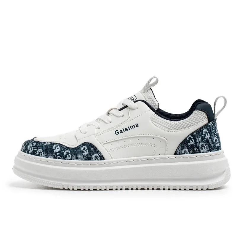 

Men's motorcycle shoes, niche trend board shoes, casual white shoes