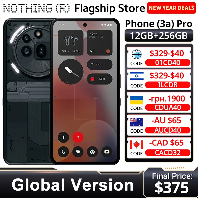 Nothing Phone (3a) グローバル版と他のモデルの違いを徹底解説