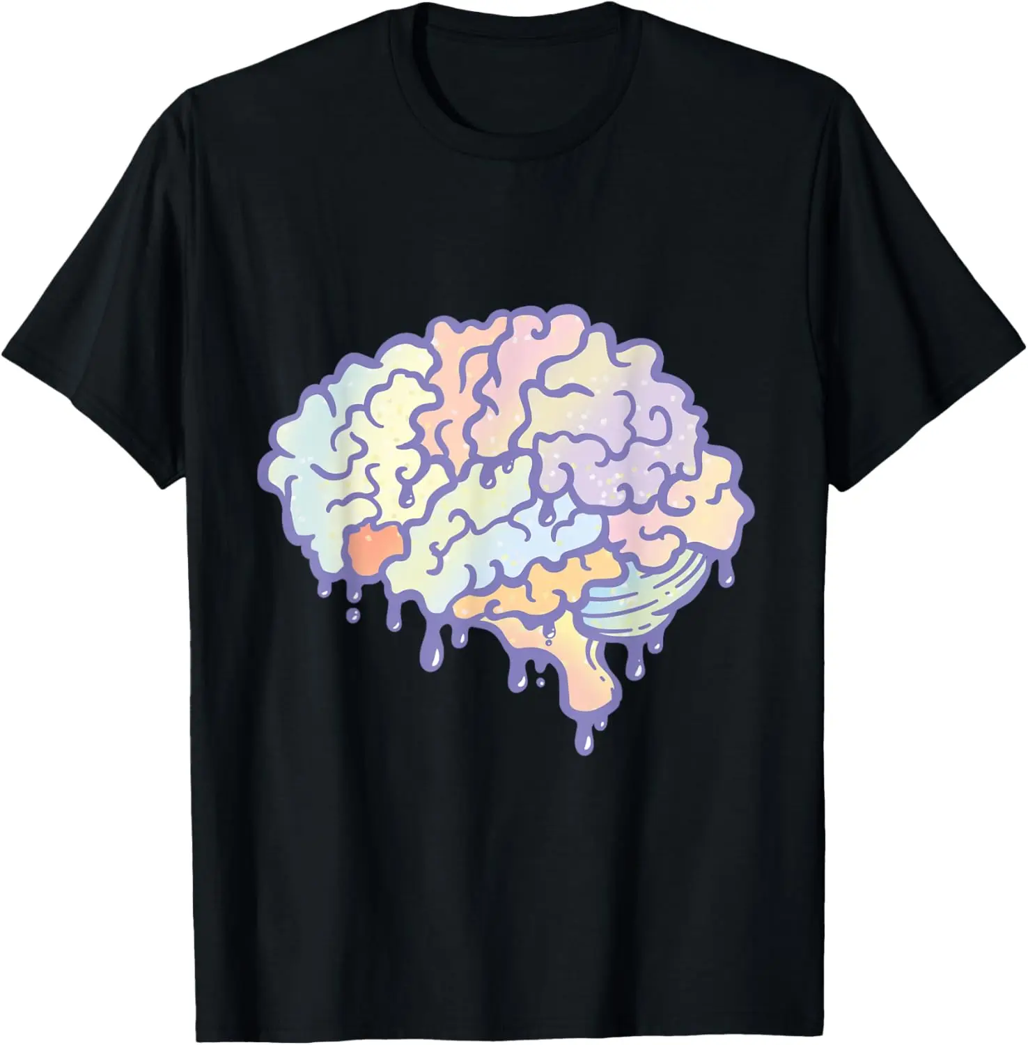 Pastel Goth Kawaii Gothic Sassy Sarcastic Eboy Egirl Brain T-Shirt