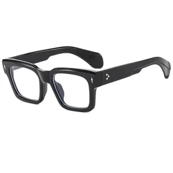 Trendy Square Eyeglasses Frame Clear Lens Brand Glasses Transparent for Men and Women Colorful Style Daily Life Street