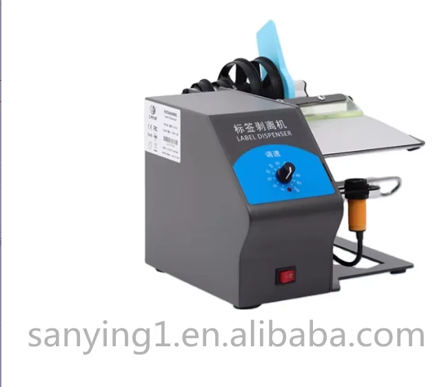 Automatic Electric Transparent Adhesive Label Stripping Machine Effective Label Dispenser Machine