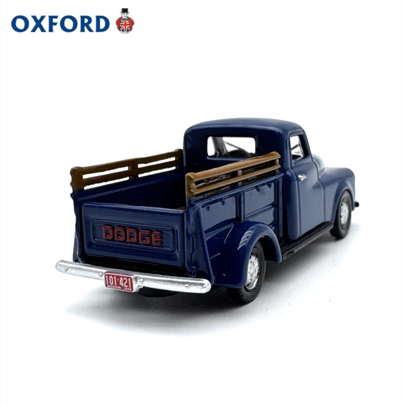 다이캐스트 옥스포드 체중계 닷지 B-1B 픽업 빈티지 합금 자동차 모델, 소장용 장난감 선물, 기념품 전시 장식품, 1:87