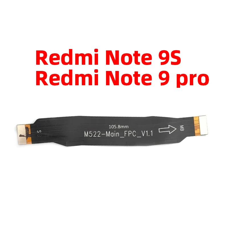 For Xiaomi redmi note 9S note 9 pro Main Board Motherboard Mainboard Connector Flex Cable Replacement