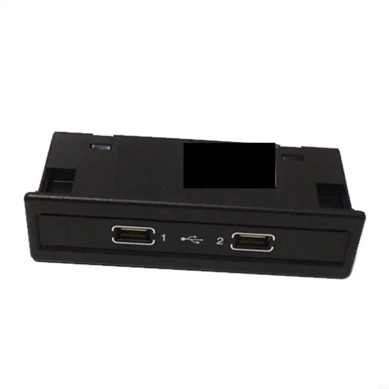 Center Console USB Media Input Panel A2058200326 2-Port Assembly Integrated USB-A Faceplate for W205 X253 W213 Console X37F