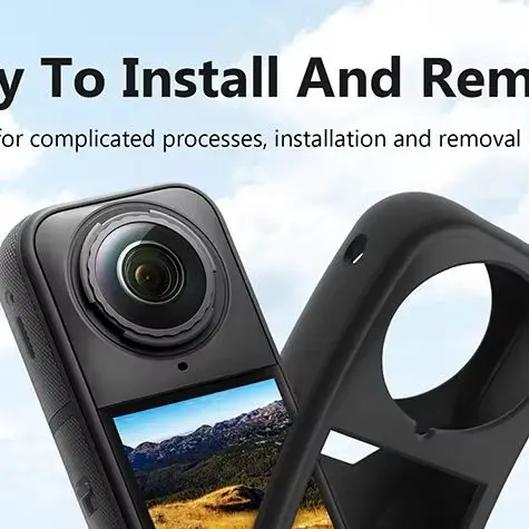 

Lens Protection and Body Cover Set for Insta360 X5 - Silicone, 2PCS in a Pack