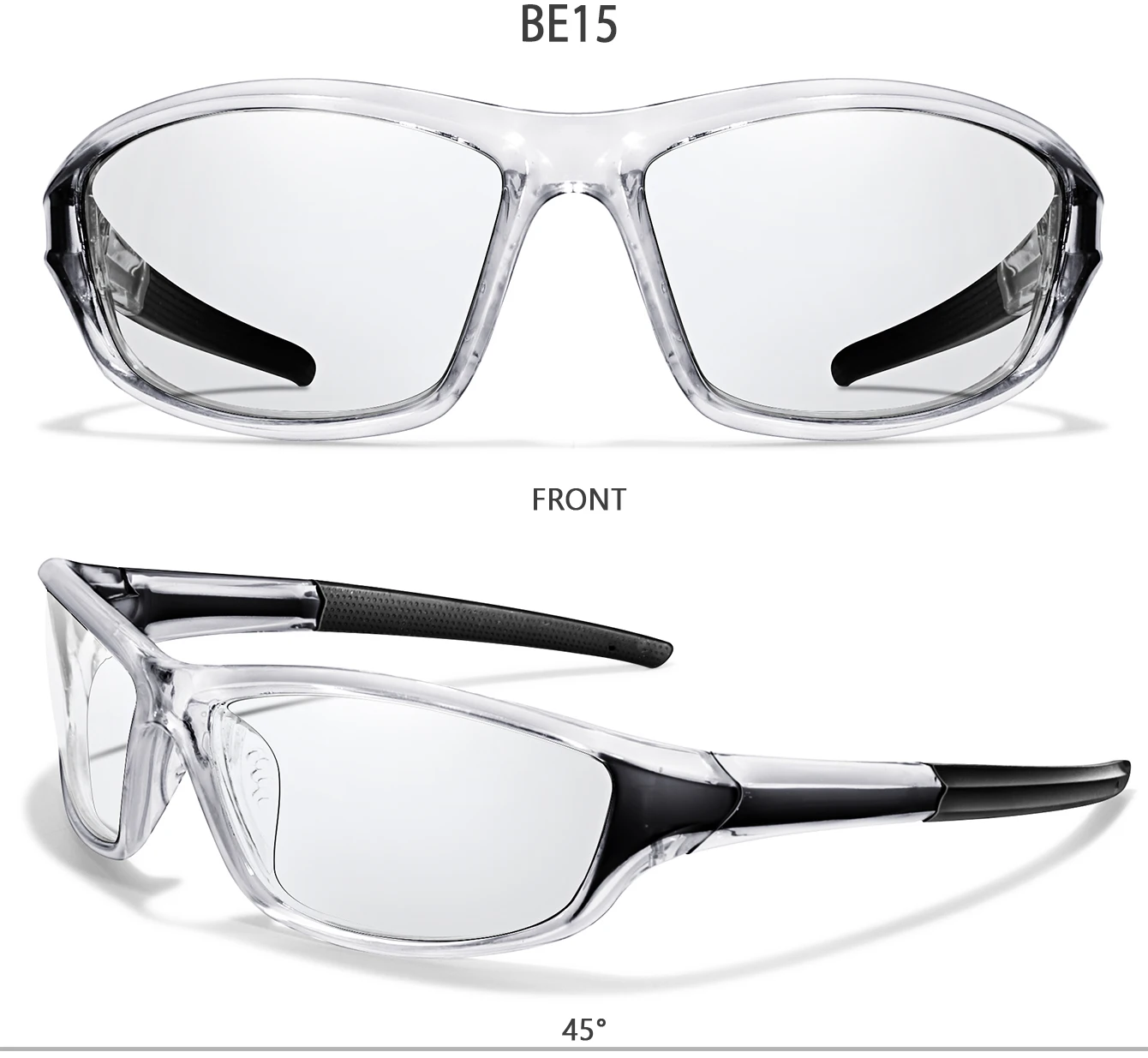 Neue Stil Photochrome Radfahren Brillen Männer Frauen MTB Bike Laufen Angeln Gläser Komfortable Marke Fahrrad Brille UV400 – Detail 8