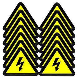 Pegatinas de señal de advertencia de 15 piezas, calcomanías eléctricas para equipos