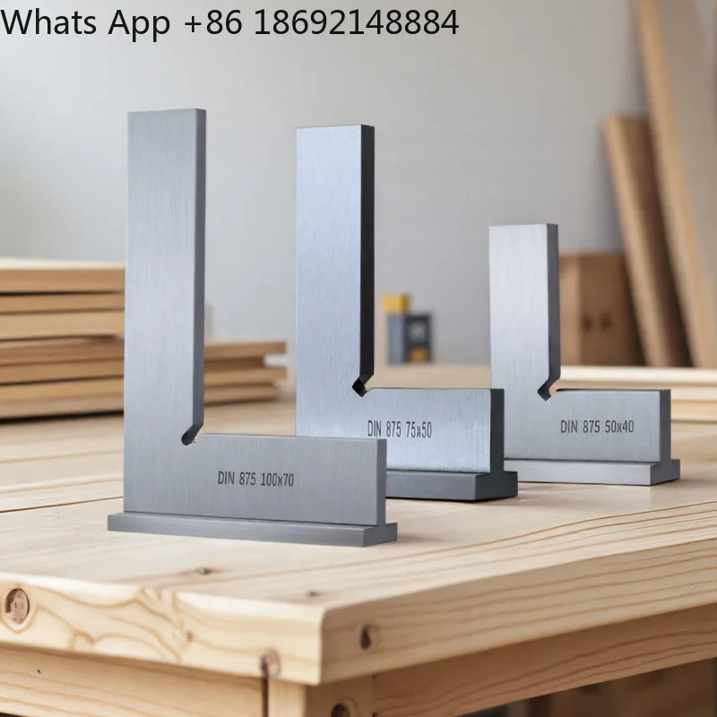 Wide seat angle ruler 90 degrees 1 level angle gauge protractor L type carbon steel knife edge angle ruler