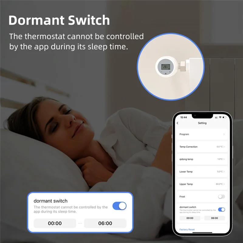 صمام مشعاع حراري ذكي قابل للبرمجة، جهاز تحكم عن بعد في درجة الحرارة يعمل لـ Alexa Google Home