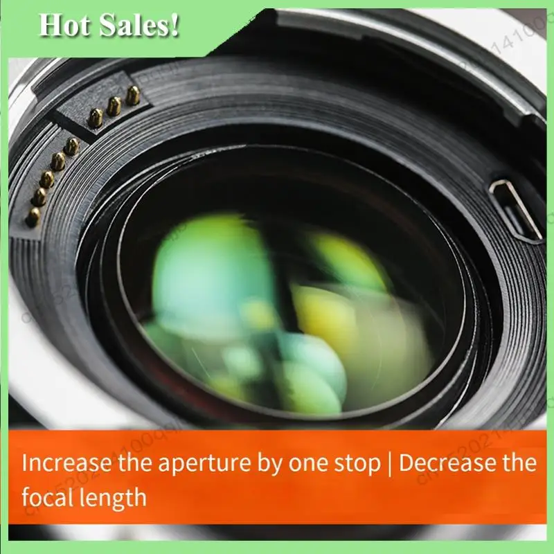 

-FDDT For Canon EF Lens Adapter Ring To For Canon EOS-M Camera Series EF-EOSM2 0.71X Speed Booster With Autofocus