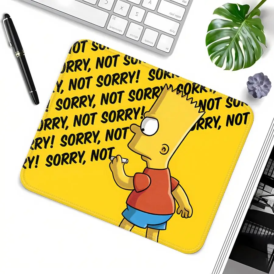 

Mouse Pad Desk accessories Keyboard Mouse Pad Computer Laptop Pad Game Console Pad office Pad Anti slip Funny Simpson