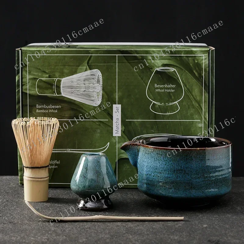 NEW  4Pcs 7 Pcs/set  Matcha Blender Set Bamboo Whisk Matcha Brush Teaspoon Kiln Tea Set Beverage Shop Tea-Making Tools