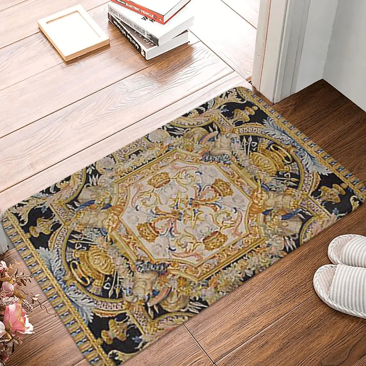 Baroque Madness Non-slip Doormat Floor Mat Antiwear Carpet Rug for Kitchen Entrance Home Bathroom Living room Footpad Mats