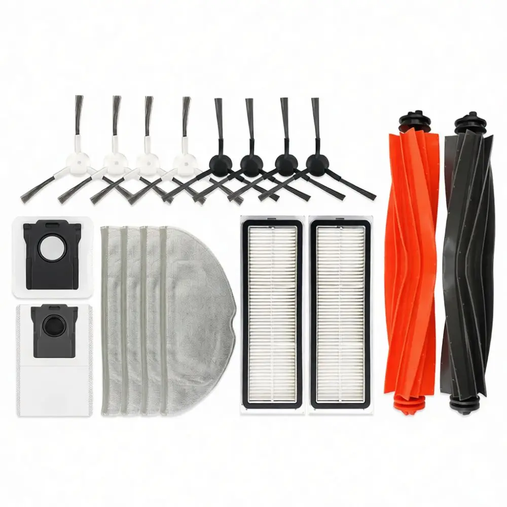For Dreame MOVA S20 Ultra Vacuum Cleaner Consumables Replacement Kit Side Brush Roller Brush Filter Mop Pad Dust Bag