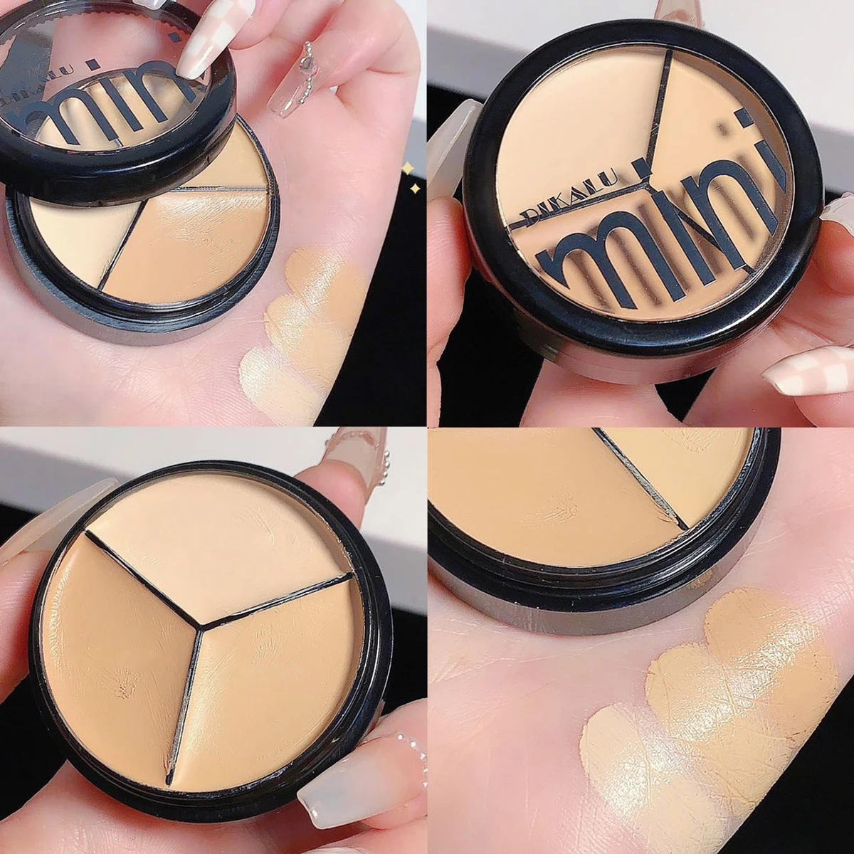 Mode Vrouwen Concealer Foundation Crème Voor Gezicht Koreaans Goedkoop Dagelijks Gebruik Mini Make-Up Hoge Dekking Foundation Face Concealer