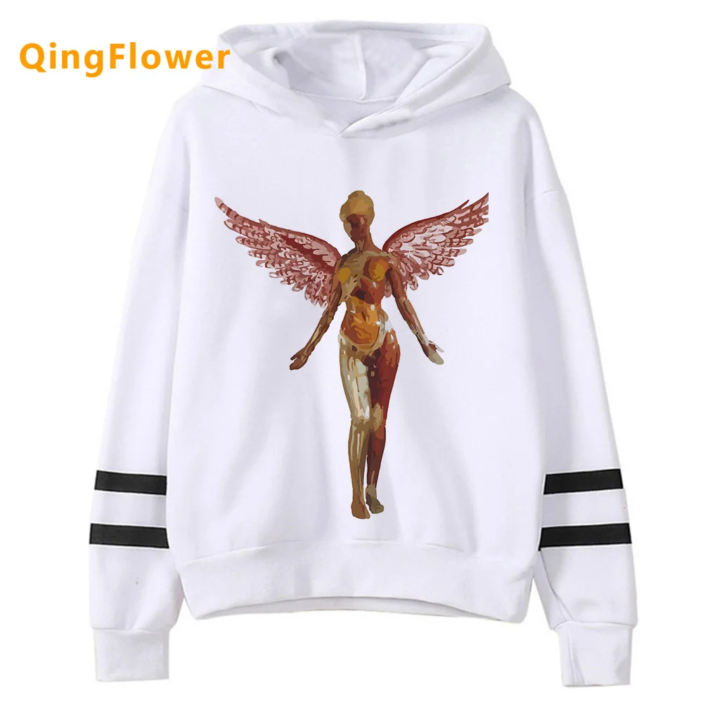 Alt alternative Hoodies Frauen koreanischen Stil Anime Gothic Fleece Kleidung weibliche Grafik Trainings anzug