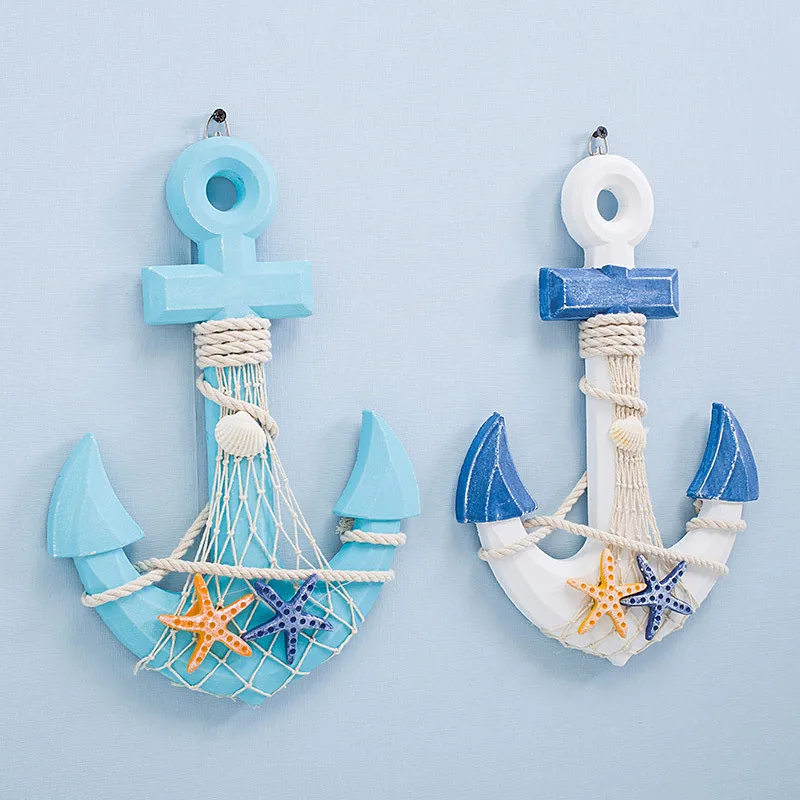 الإبداعية الخشب البحر الأبيض المتوسط قارب مرساة عجلة السفينة الحرف الفن جدار الشنق بحري ديكور خمر ديكور المنزل الطرف 174 #1