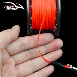 Keep Diving FXL-952 Spool Reel Portable Polyester Rope Hanging Reels Fishing Watersport Accessories  Green 30m