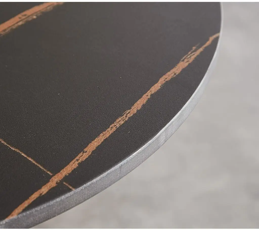 Side Tables Bedroom Nordic Slate Side Table, Simple Small Apartment Living Room Sofa Corner Table, Balcony Round Small Coffee