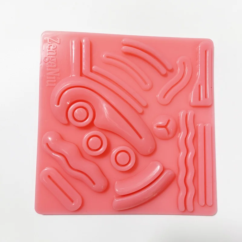 Surgical Anti-True Laparoscopic Simulation Training Suture Kit Pad General Gynecological Silicone Intestinal Anastomosis Module