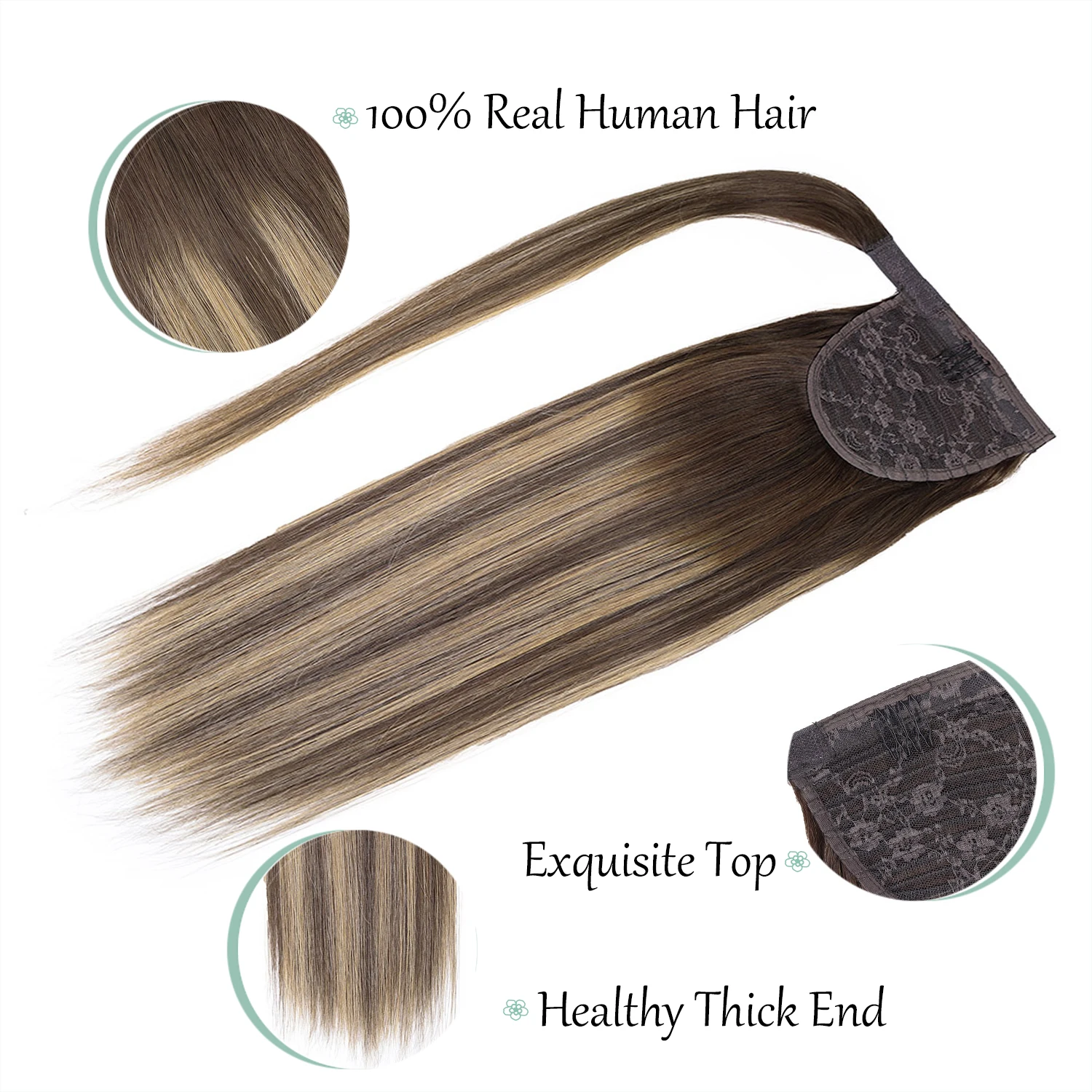 Thumbnail 3 - #19 Best Rated Human Hair Wrap Ponytails to Buy in 2026