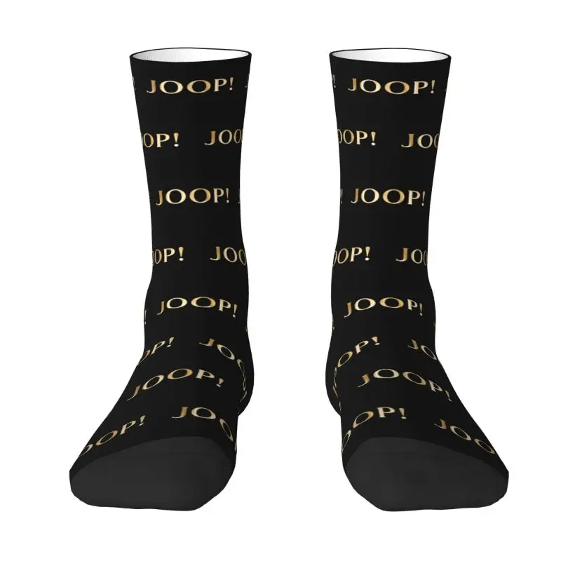 

Custom Fun Print Joops Logo Socks for Women Men Stretchy Summer Autumn Winter Crew Socks