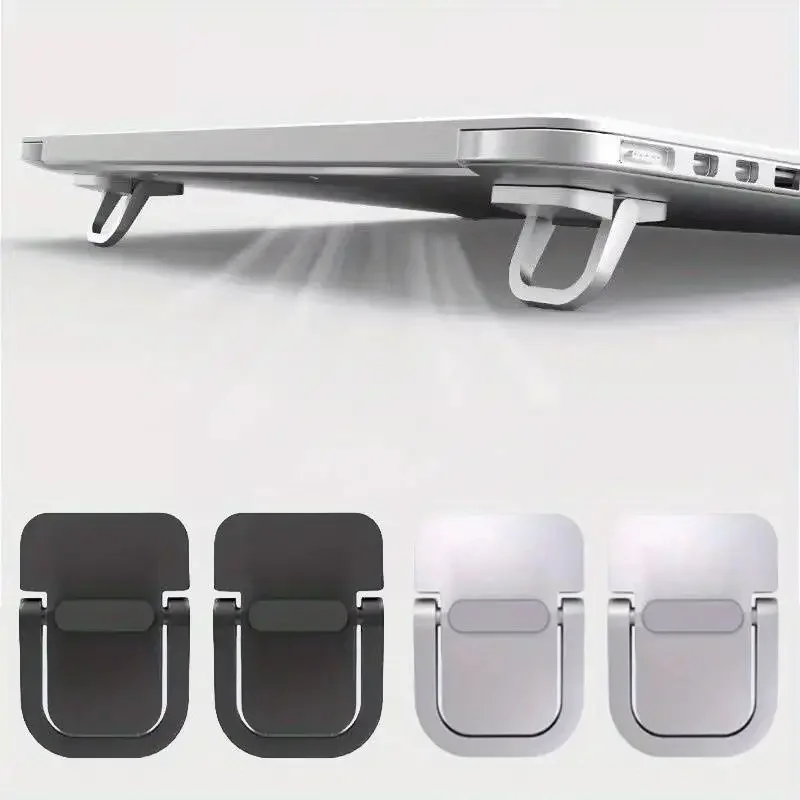 2pcs/Set Laptop Stand for Computer Keyboard Stand Riser Mini Portable Laptop Stands for Notebook