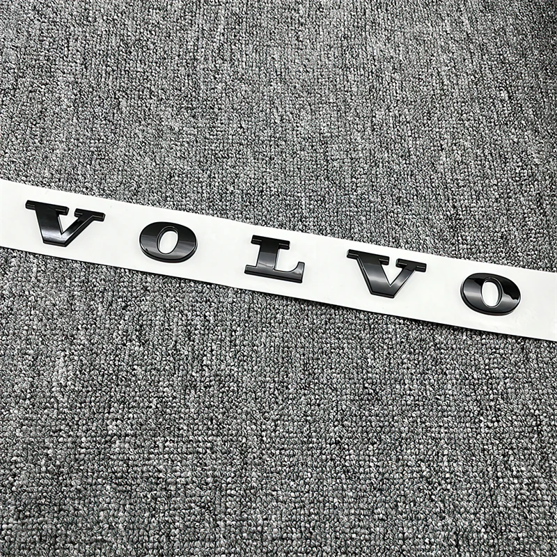 ABS Volvo Car Letter Badge Auto Trunk Stickers For Volvo Xc60 Xc90 V40 V60 S60 V50 V90 S80 C40 XC40 V70 XC70 C30 C70 Rdesign