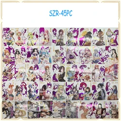 45PC/Set Anime Goddess Story DIY ACG SZR Pokemon One Piece Characters Boy Play Toys Collectible Cards Christmas Birthday Gifts