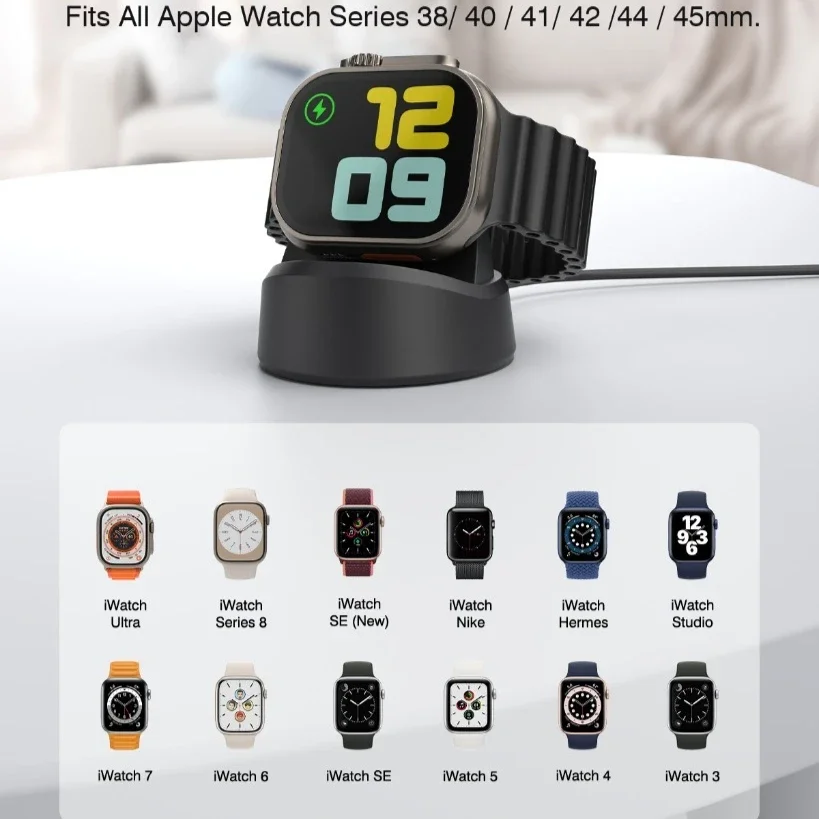 ساعة ذكية شاحن لاسلكي مغناطيسي حامل ساعات حامل لسلسلة أبل 11 10 9 8 7 6 5 4 3 2 SE/محطة شحن سريعة للغاية #6