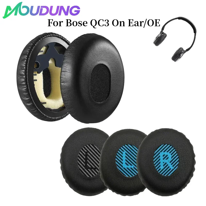 

Ear Pads Cushion Replacement Suitable For Bose QC3 On Ear/OE Headphone Memory Foam Earpads Soft Protein Earmuffs repair parts，