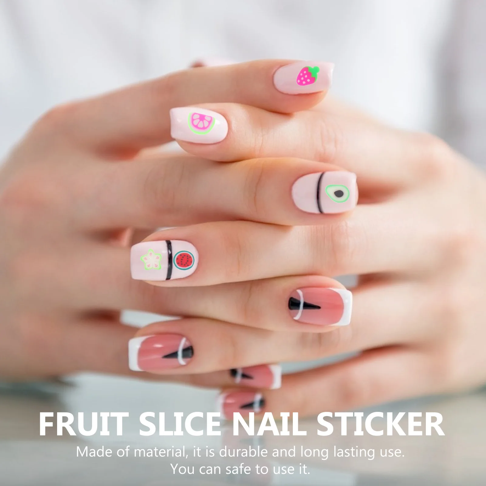 

24 Boxes Fruit Slice Nail Art Stickers Durable DIY Manicure Pieces Fruit Slices Nail Decoration Nails Manicure Pieces
