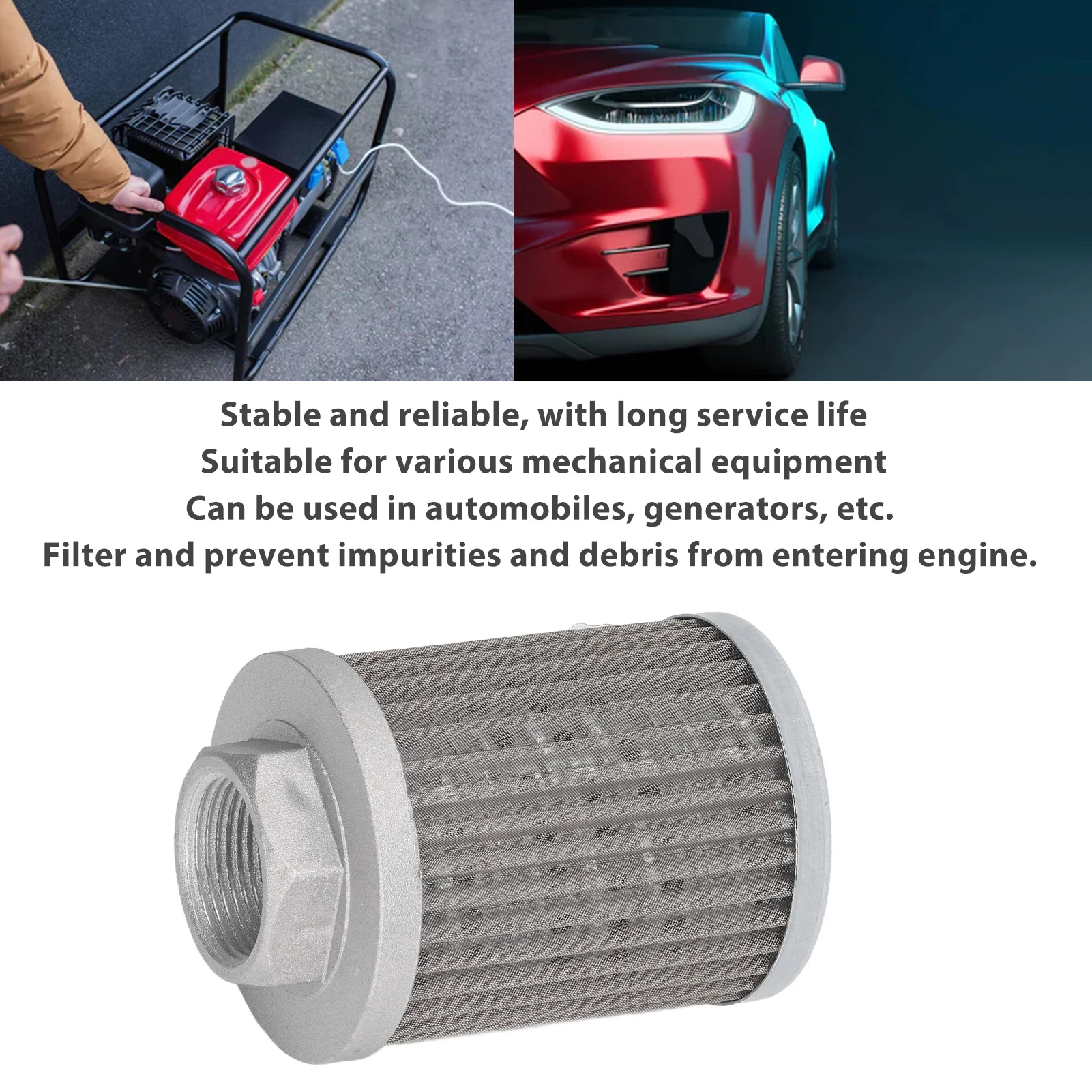 

Гидравлический всасывающий масляный фильтр: эффективная фильтрация влаги и примесей, нержавеющая сталь, для двигателя