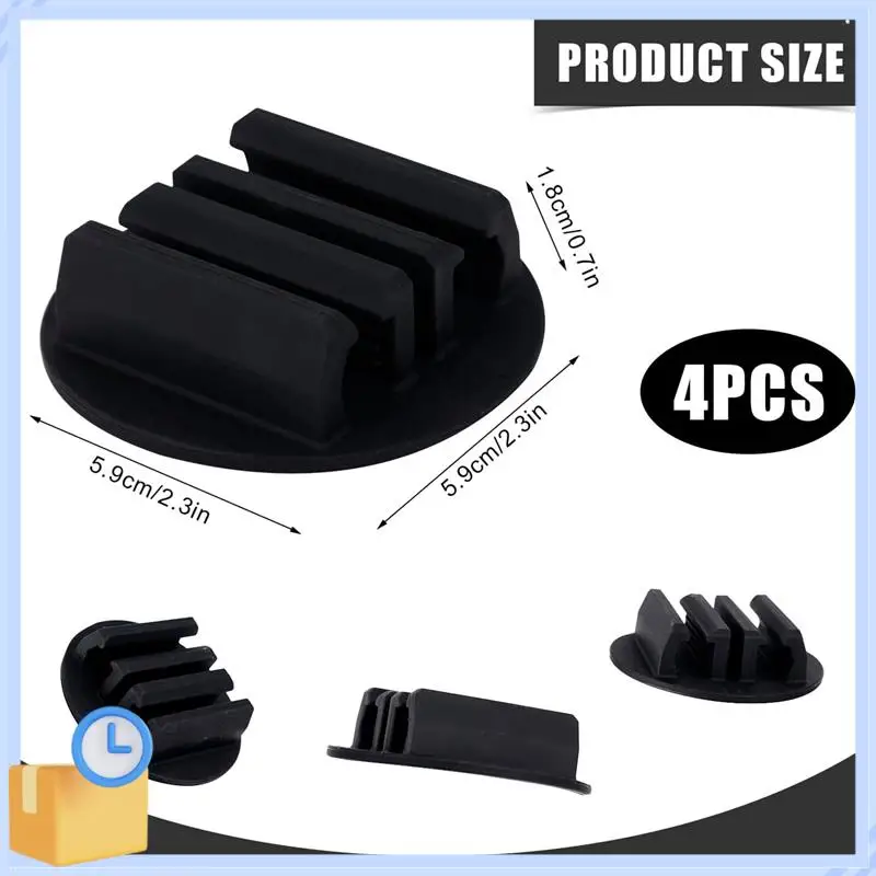 Porte-stylo adhésif en Silicone, 4 pièces, ensemble de clips pour stylos, porte-marqueur noir pour presse-papiers de bureau et autres Surfaces plates, crayon H