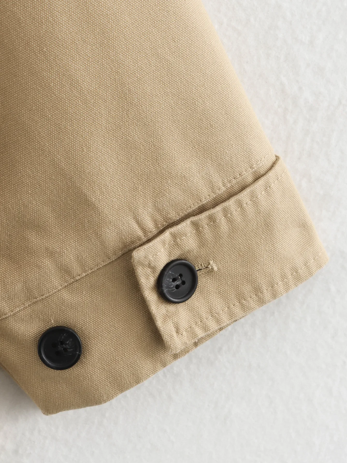 2025 Autumn Short Windbreaker Jacket Women Khaki Lapel Coats Jackets Zip Up Fully Lined Winter Coats with Pockets