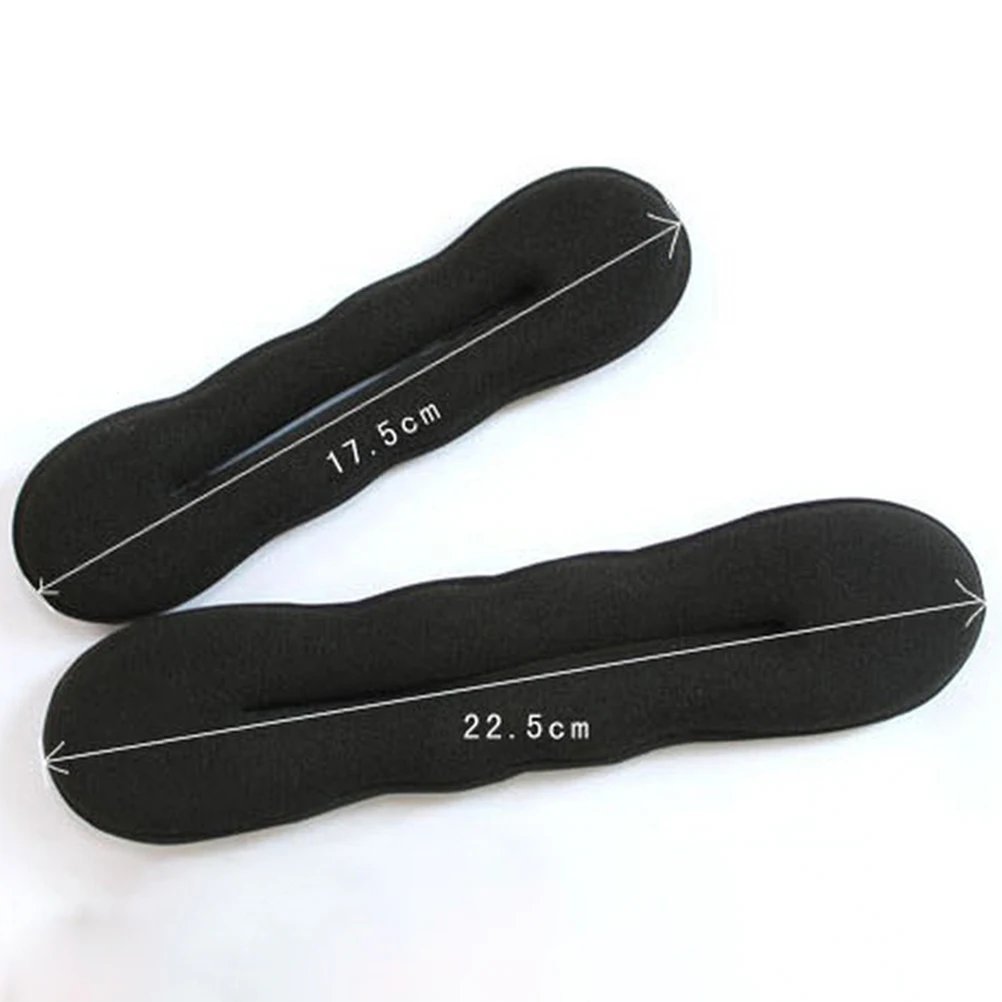 

2pcs Bun Maker Set Durable Sponge Styling Tool Women Easy Hair Braider Donut No Smell Hair Care Modeling