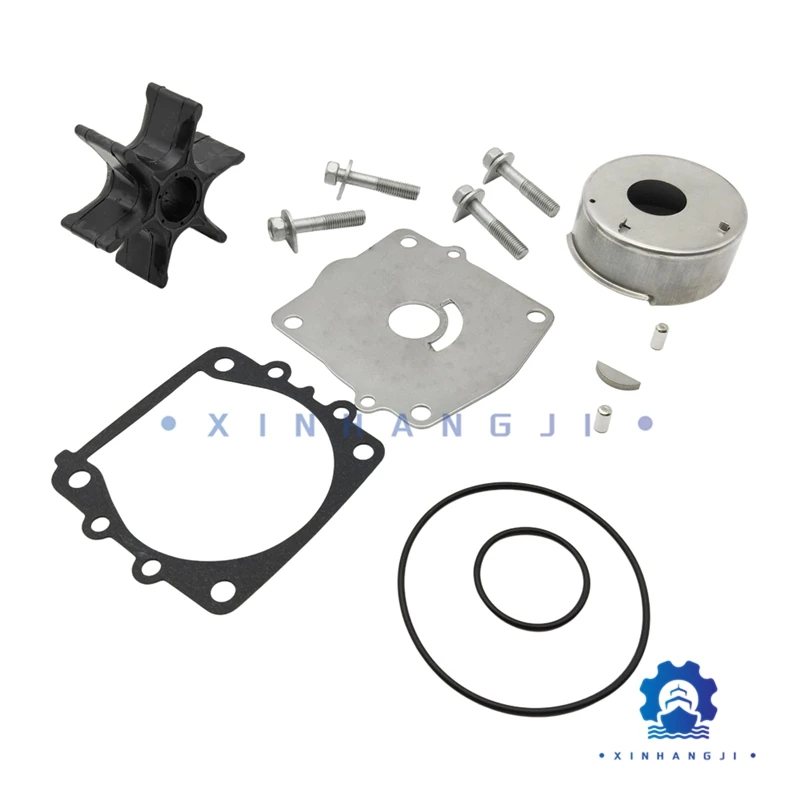 Boat Engine Water Pump Impeller Kit 6N6-W0078-01 for Yamaha 2-Stroke 115 130 HP Outboard Motor 6N6-W0078-00 6E5-44352-01