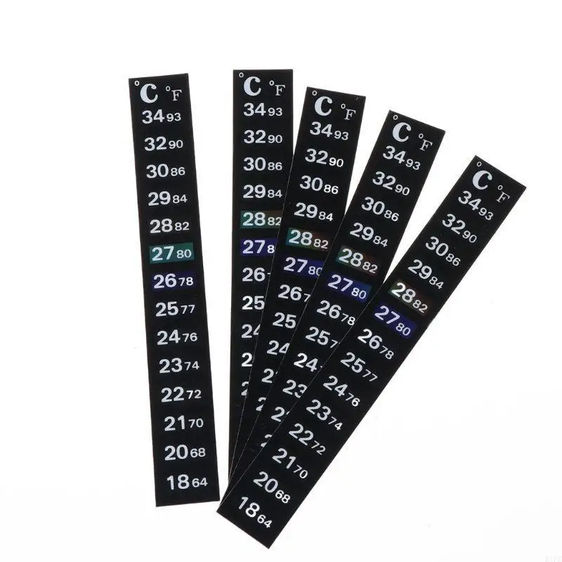 

E1PC Digital Temperature Display Adhesive Strip for Fermenting Brewing Aquariums 5PCS