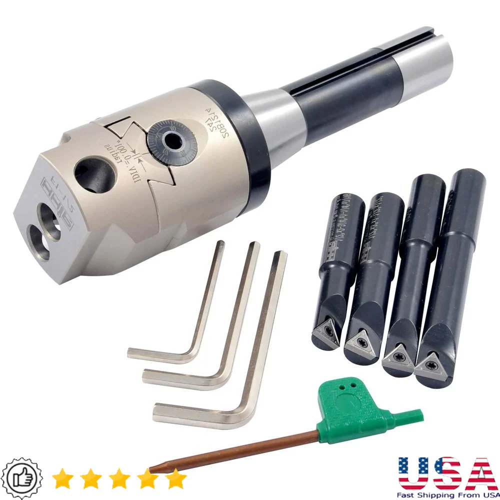 Indexable Tool Set with R8 Shank 2