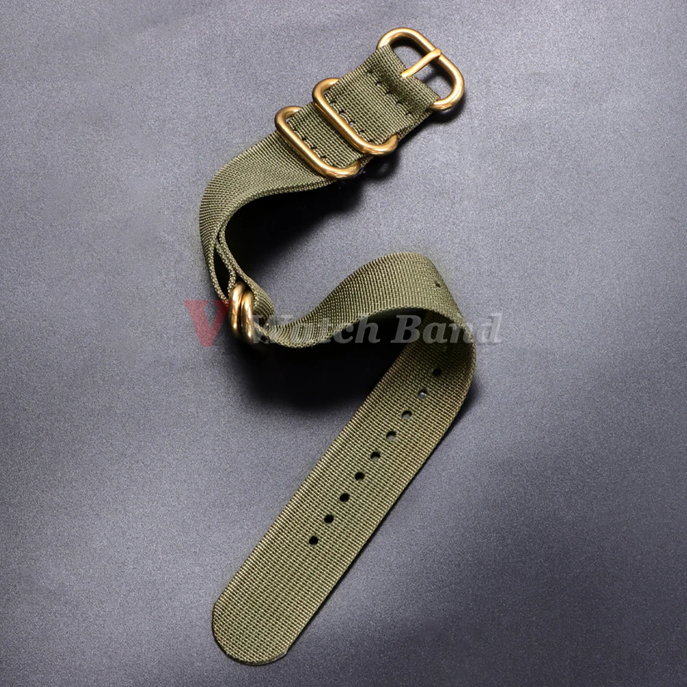 الذهب مشبك حزام النايلون 18/20/22/24 مللي متر ل تيودور ل أوميغا حزام (استيك) ساعة العسكرية الرياضة حزام دائم قماش النسيج الفرقة ل Seiko