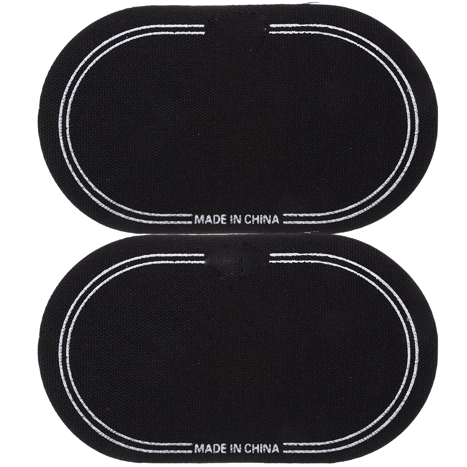 

2PCS Black Protective Reusable Ground Pads Skin Percussion Protective Drum Head Drum Skin Protector Accessories