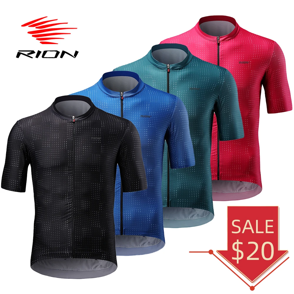 RION Man Cycling Maillot Men MTB Jersey Bicycle Clothing Motocross Shirt Tricuta Jumper Enduro T-shirt Clothes Ropa Ciclismo