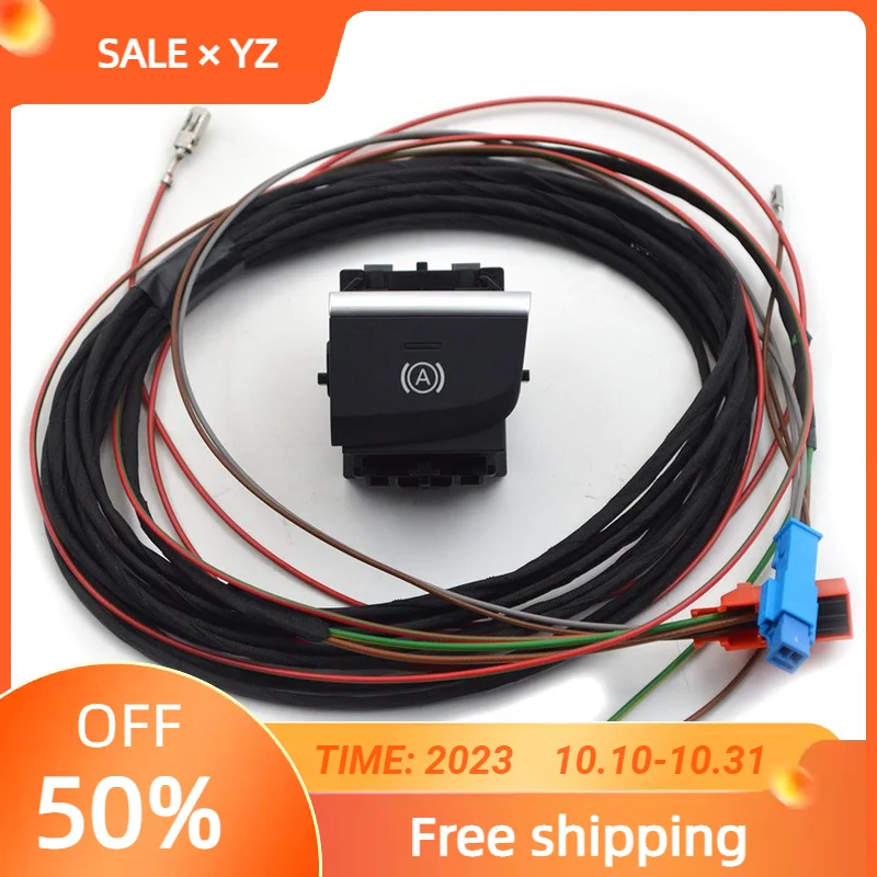 For Audi Q2 A3 8V S3 8V 8V1 927 143 8V1927143 Hill Hold / Auto Hold Switch Brake Button Wire Cable Harness white color