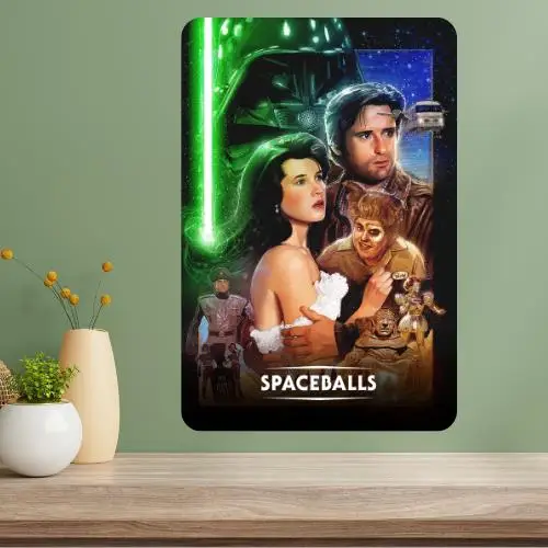 Letrero Metálico con Diseño de la Película Spaceballs