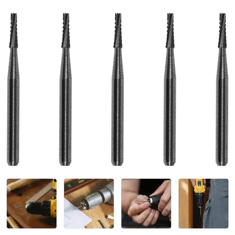 5 Pcs Windshield Repair Bits for Drilling Holes Windshield Suite DIY Crack Kit Car Chip Windscreen Repair Drill Bits