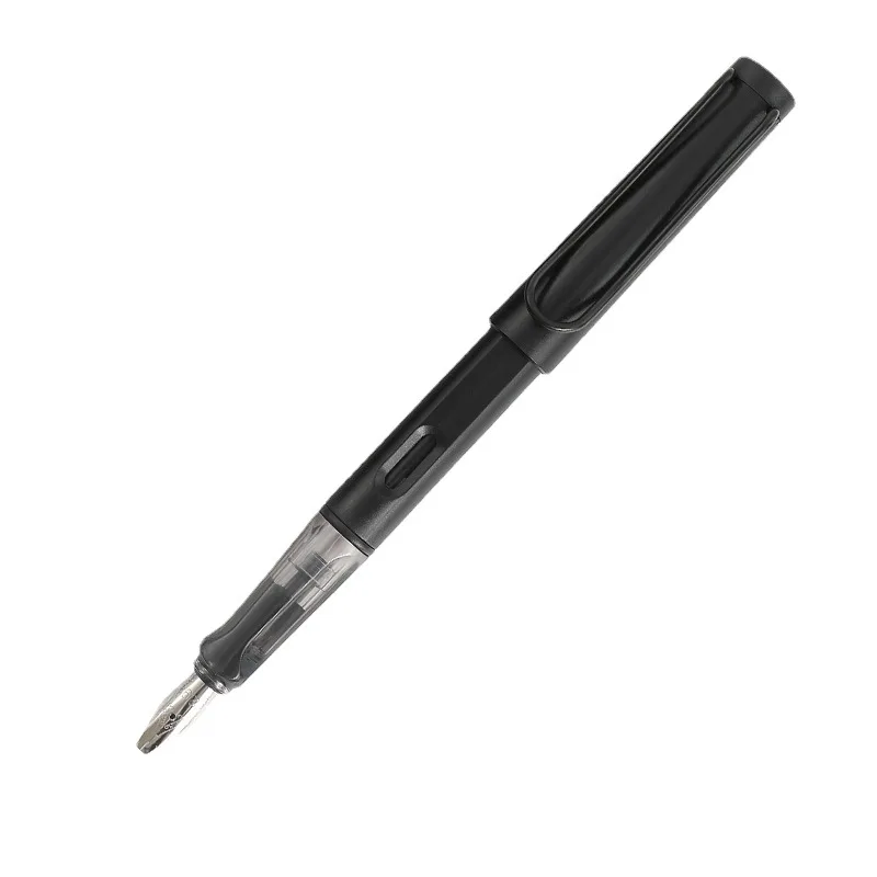1P Morandi Fountain Pen Carving Logo Upright posture Custom Name Business Gift Office School Anniversary Replaceable Ink Bag ﻿