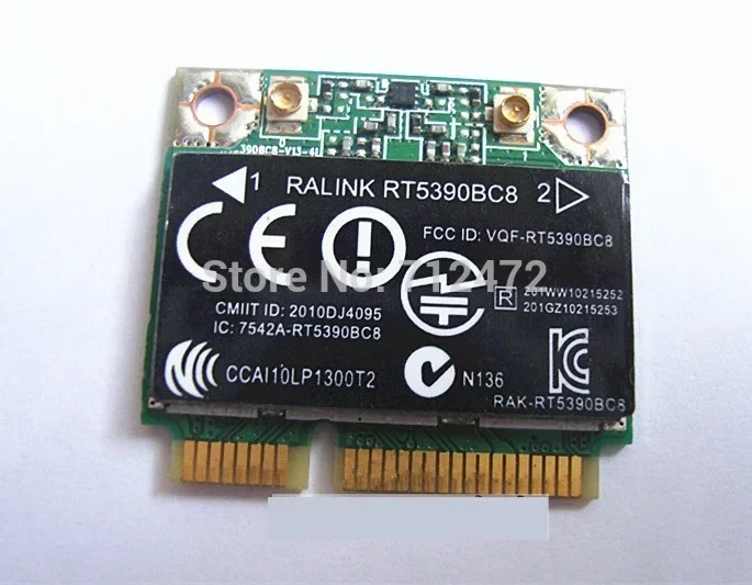 

Беспроводная карта Wi-Fi для Bluetooth3.0 для Ralink RT5390BC8 половина Mini PCI-E 802.11b/g/n для Hp DM1 DV4 DV7 G4 G6 G7 SPS:630705-001