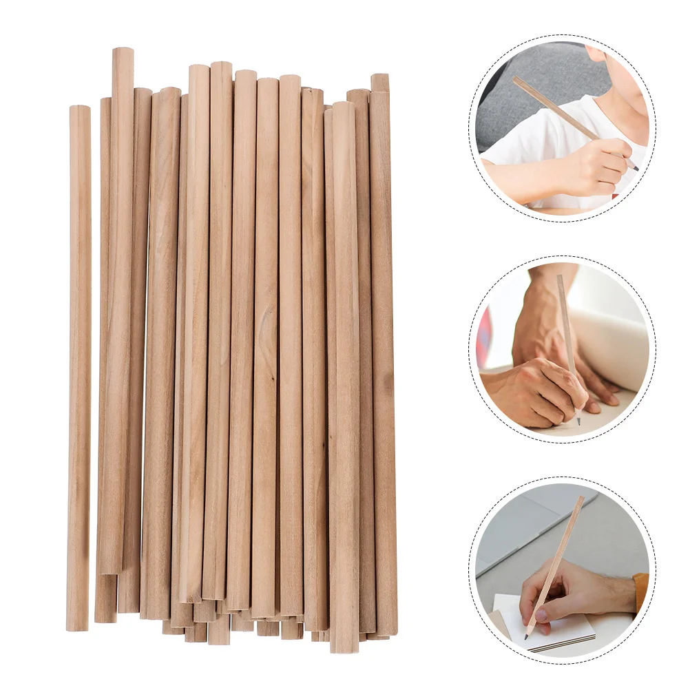 

30 Pcs Colored Pencils Log Convenient Handheld Multi-function Lightweight 1770X070X070CM Portable Wooden Long Child